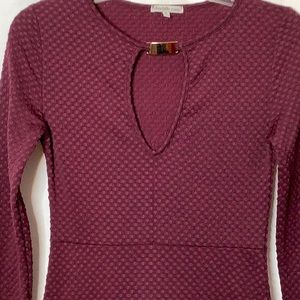 Charlotte Russe Textured Bodycon Dress Size M